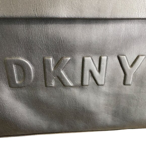 DKNY Tilly vegan leather backpack Logo embossed Black City Career Travel main image 8
